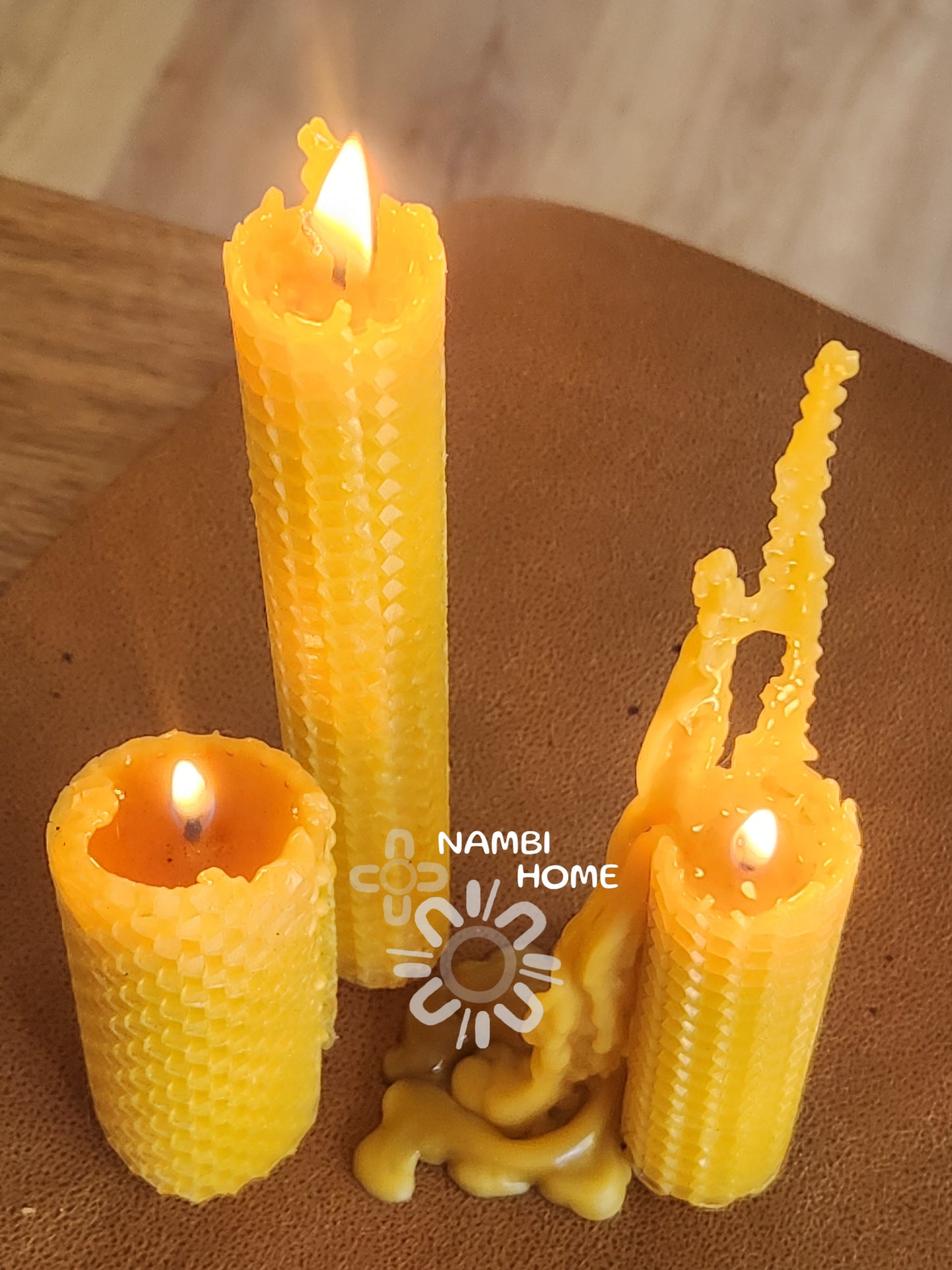 Hand Rolled Beeswax Candle