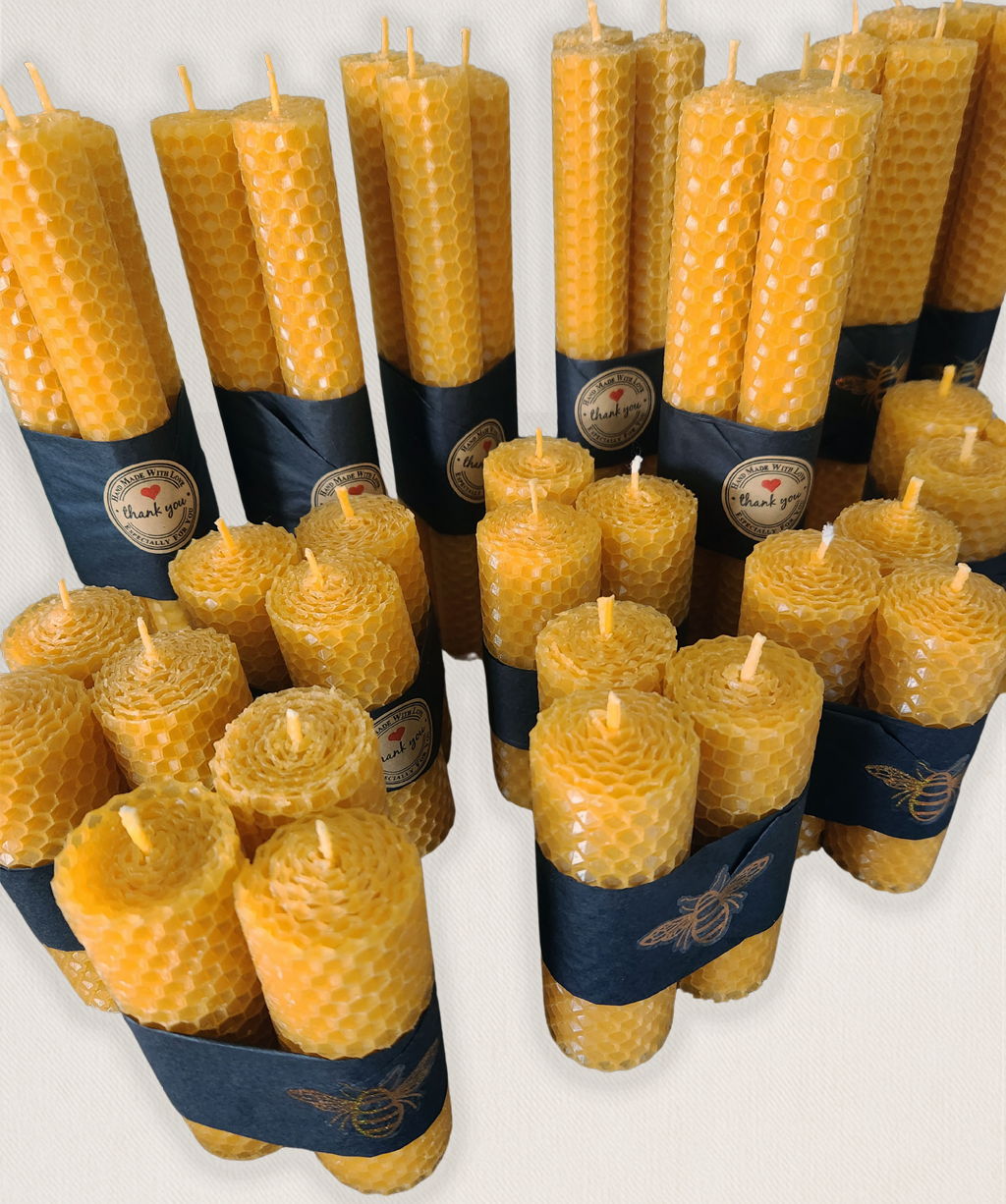 Hand Rolled Beeswax Candle