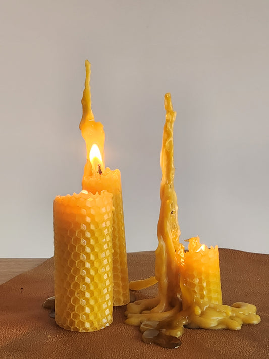 Hand Rolled Beeswax Candle